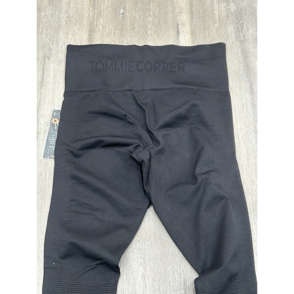 Tommie Copper Women's Seamless Compression Leggings Black Size L NWT - Picture 7 of 14